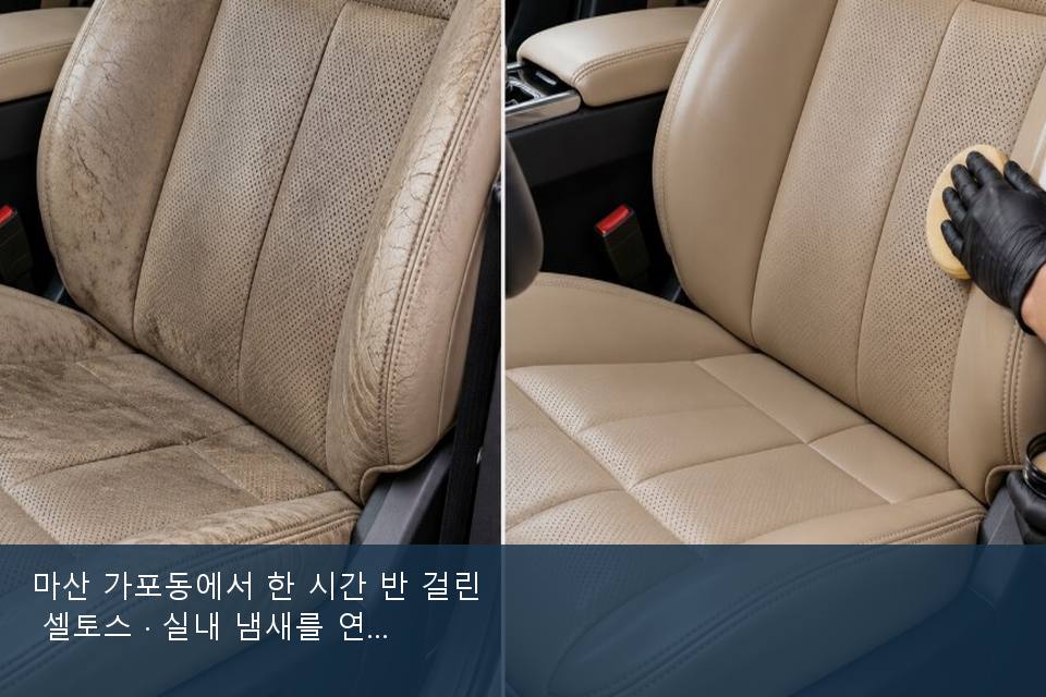 마산 가포동에서 한 시간 반 걸린 셀토스 · 실내 냄새를 연 기록